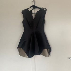 Halston heritage black dress